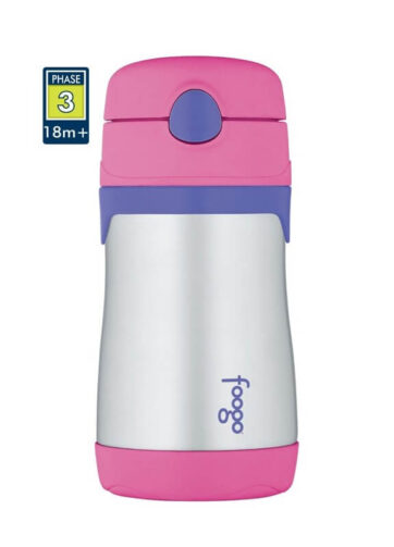 Thermos Foogo Kojenecká termoska - růžová, 290 ml