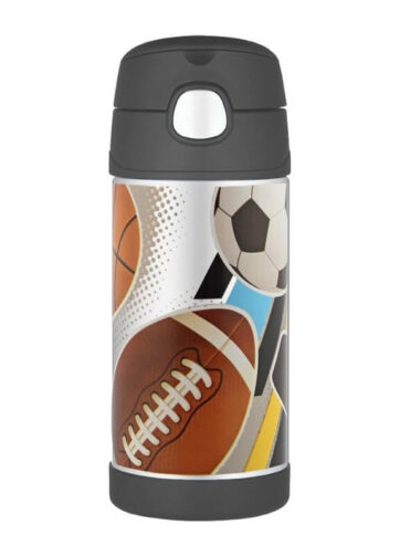 Thermos FUNtainer Dětská termoska s brčkem - sport, 355 ml