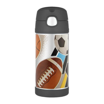 Thermos FUNtainer Dětská termoska s brčkem – sport, 355 ml