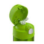 Thermos FUNtainer Dětská termoska s brčkem – limetková, 355 ml