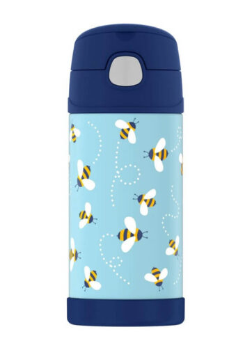 Thermos FUNtainer  Dětská termoska s brčkem - honey bees, 355 ml