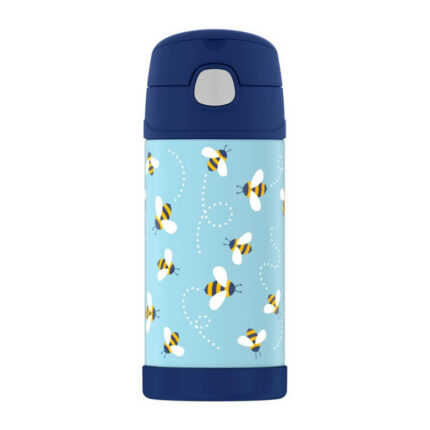 Thermos FUNtainer Dětská termoska s brčkem – honey bees, 355 ml