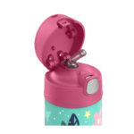 Thermos FUNtainer Dětská termoska s brčkem – wild flowers, 355 ml