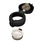 Thermos Motion Mobilní termohrnek – metalicky černá, 0,5 l