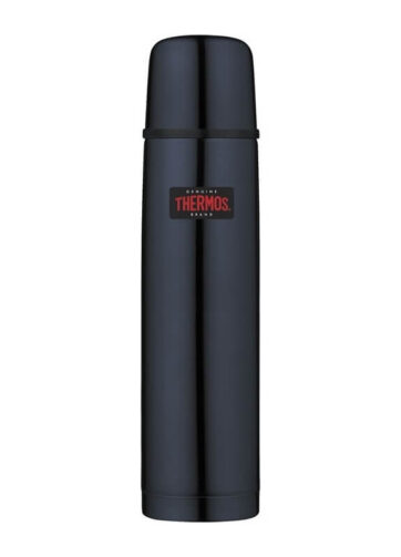 Thermos Mountain FBB Termoska s tlačítkovým uzávěrem a šálkem - tmavě modrá, 1 l