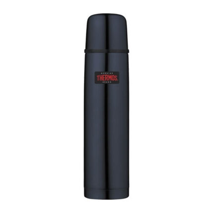 Thermos Mountain FBB Termoska s tlačítkovým uzávěrem a šálkem – tmavě modrá, 1 l