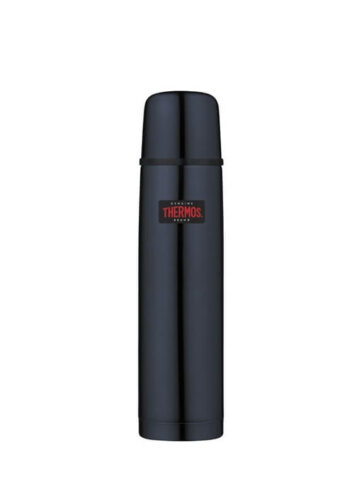 Thermos Mountain FBB Termoska s tlačítkovým uzávěrem a šálkem - tmavě modrá, 0,75 l