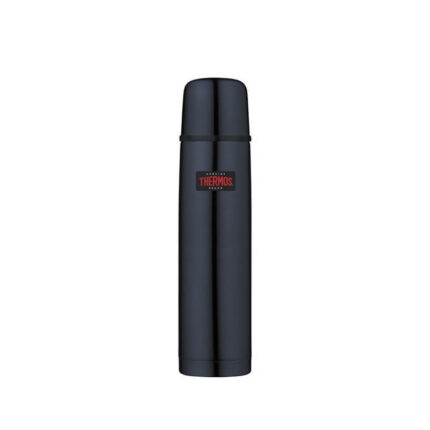 Thermos Mountain FBB Termoska s tlačítkovým uzávěrem a šálkem – tmavě modrá, 0,75 l
