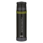 Thermos Mountain FFX Termoska na nápoje s madlem – matně černá (matt black), 0,9 l