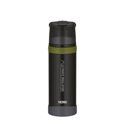 Thermos Mountain FFX Termoska se šálkem do extrémních podmínek – matně černá / matt black, 0,75 l