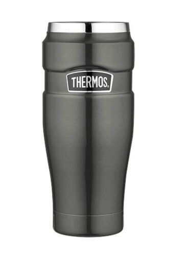 Thermos Style Vodotěsný termohrnek - metalicky šedá, 470 ml
