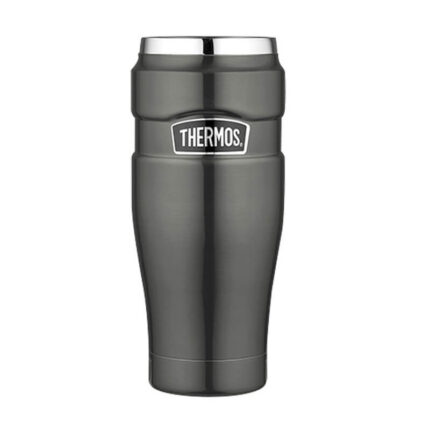 Thermos Style Vodotěsný termohrnek – metalicky šedá, 470 ml