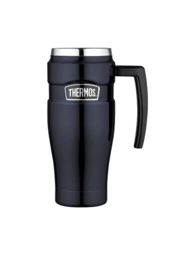 Thermos Style Vodotěsný termohrnek s madlem, tmavě modrá, 470 ml