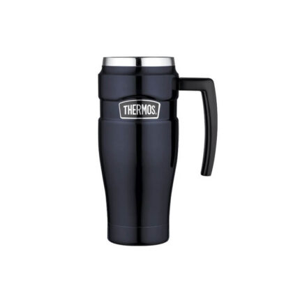 Thermos Style Vodotěsný termohrnek s madlem, tmavě modrá, 470 ml