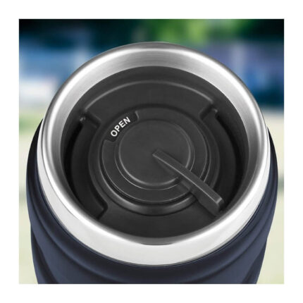 Thermos Style Vodotěsný termohrnek s madlem, tmavě modrá, 470 ml