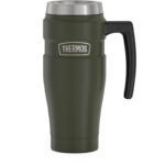 Thermos Style Vodotěsný termohrnek s madlem, vojenská zelená, 470 ml