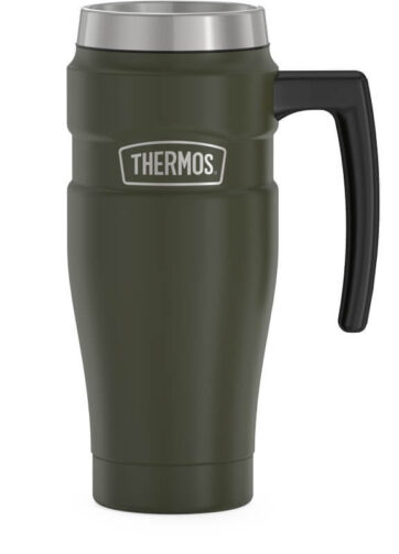 Thermos Style Vodotěsný termohrnek s madlem, vojenská zelená, 470 ml
