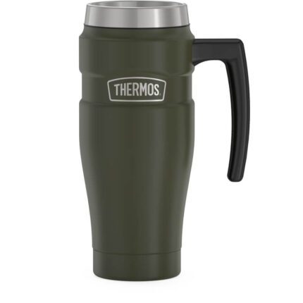 Thermos Style Vodotěsný termohrnek s madlem, vojenská zelená, 470 ml