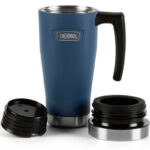 Thermos Vodotěsný termohrnek s madlem – námořnická modrá, 470 ml