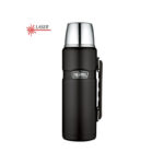 Thermos Style Termoska na nápoje s madlem – matně černá, 1,2 l