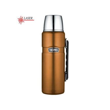Thermos Style Termoska na nápoje s madlem – měděná, 1,2 l