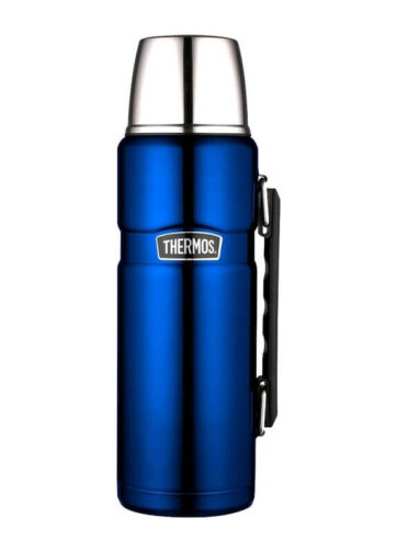 Thermos Style Termoska na nápoje s madlem - modrá, 1,2 l