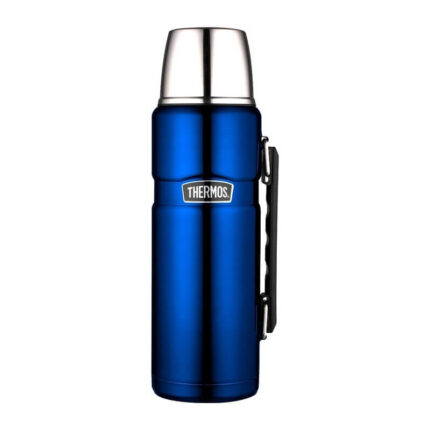 Thermos Style Termoska na nápoje s madlem – modrá, 1,2 l