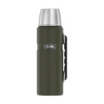 Thermos Style Termoska na nápoje s madlem – vojenská zelená, 1,2 l