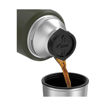 Thermos Style Termoska na nápoje s madlem – vojenská zelená, 1,2 l