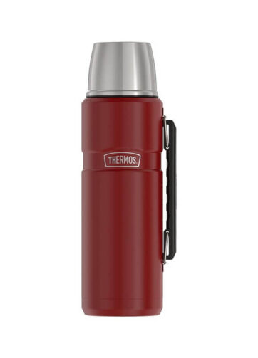 Thermos Style Termoska na nápoje s madlem - rustic red, 1,2 l
