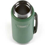 Thermos Termoska na nápoje a jídlo s madlem – smrkově zelená, 1,2 l