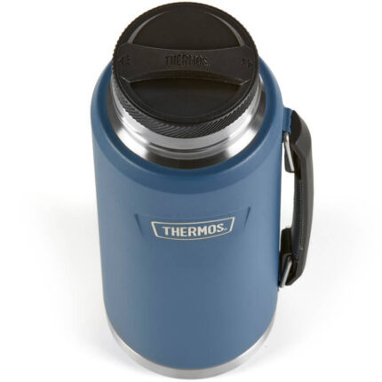 Thermos Termoska na nápoje a jídlo s madlem – námořnická modrá, 1,2 l