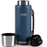 Thermos Termoska na nápoje a jídlo s madlem – námořnická modrá, 1,2 l