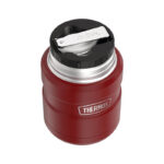 Thermos Style Termoska na jídlo se skládácí lžící a šálkem – rustic red, 470 ml