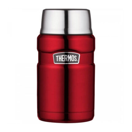 Thermos Style Termoska na jídlo se šálkem – červená, 0,71 l