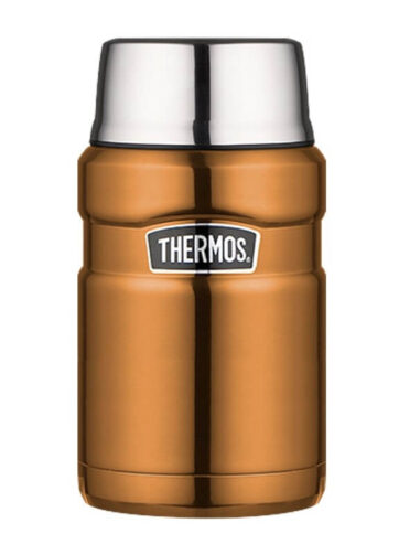 Thermos Style Termoska na jídlo se šálkem - měděná, 0,71 l