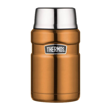 Thermos Style Termoska na jídlo se šálkem – měděná, 0,71 l