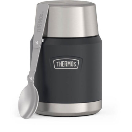 Thermos Termoska na jídlo se skládácí lžící a šálkem, granite (žulová), 470 ml
