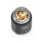 Thermos Termoska na jídlo se skládácí lžící a šálkem, granite (žulová), 470 ml