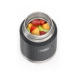 Thermos Termoska na jídlo se skládácí lžící a šálkem, granite (žulová), 470 ml