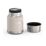 Thermos Termoska na jídlo se skládácí lžící a šálkem, sandstone (pískovcová), 470 ml