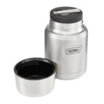 Thermos Termoska na jídlo se skládácí lžící a šálkem, nerez, 470 ml