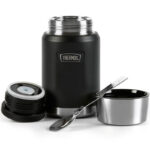 Thermos Termoska na jídlo se skládácí lžící a šálkem – granite (žulová), 0,71 l