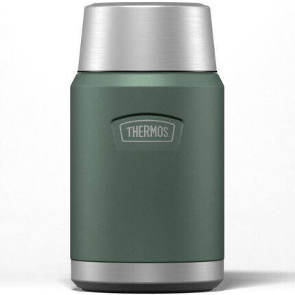 Thermos Termoska na jídlo se skládácí lžící a šálkem – smrkově zelená, 0,71 l