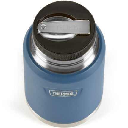 Thermos Termoska na jídlo se skládácí lžící a šálkem – námořnická modrá, 0,71 l