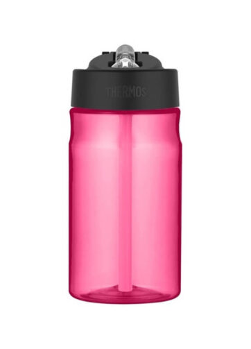 Thermos Dětská hydratační láhev s brčkem - růžová, 350 ml