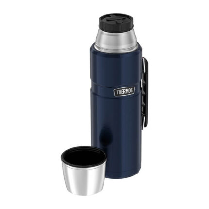 Thermos Style Termoska na nápoje s madlem – tmavě modrá, 2 l