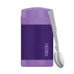Thermos FUNtainer Dětská termoska na jídlo s lžící – fialová, 470 ml