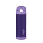 Thermos FUNtainer Dětská termoska s brčkem – fialová, 470 ml