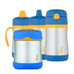 Thermos Foogo Kojenecká termoska (stupeň 1,2,3) + termoska na jídlo – modrá